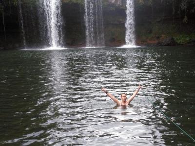 3 février : baignade tatlow water fall