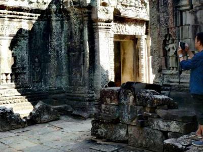 Angkor : touriste chinois