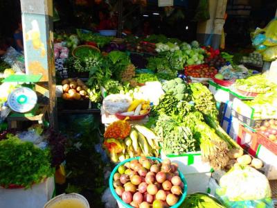 Marché central de Phnom Penh : légumes