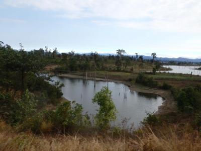 Paysage sur la route vers Nakai