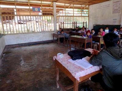 Village Akha : l'école