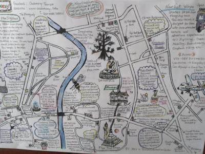 Plan illustré de la région d'Oudomxay