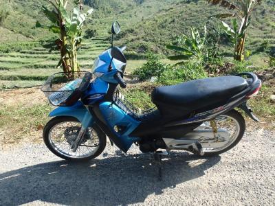 Mon scooter à Oudomxay